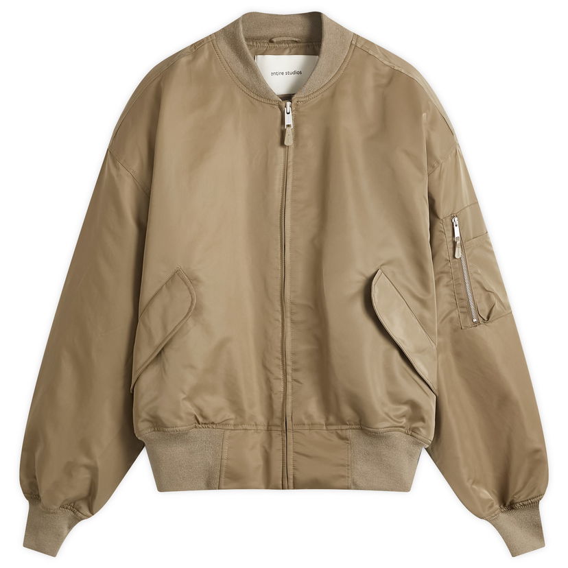 Куртка бомбер Entire Studios Entire Studios Broad Bomber Jacket, Size Large бежевий | ES2540SC