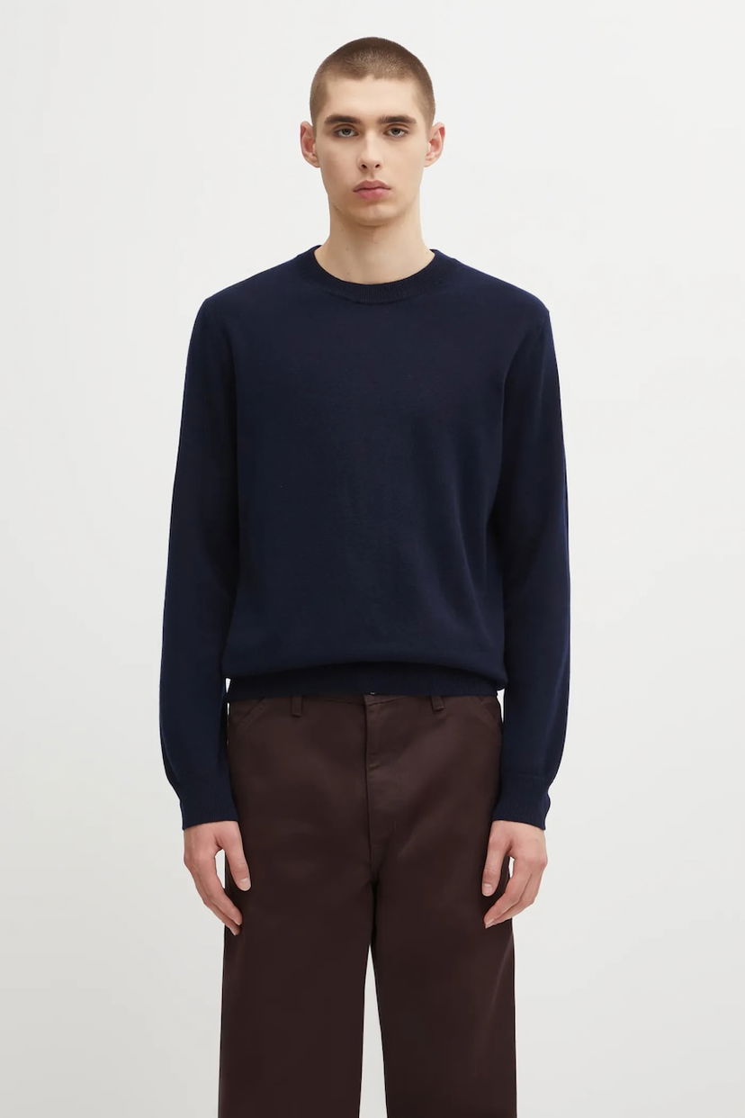 Cветр Paul Smith Paul Smith Cashmere Sweater темно-синій | M1R.278Y.N02497