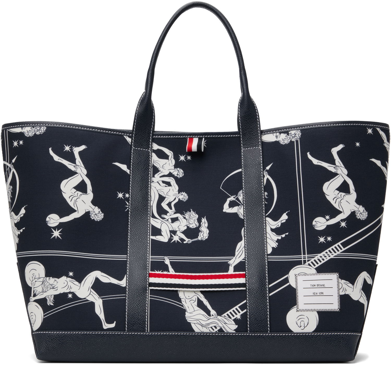 сумка-тоут Thom Browne Thom Browne Olympic Constellation Medium Tool Tote темно-синій | MAG389A-F0891, 0