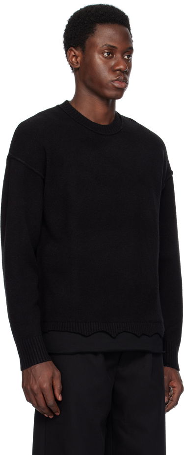 Cветр izzue Izzue Layered Sweater чорний | IZXKNN4123W4NCCX, 1
