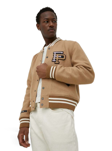 Куртка Filling Pieces bomber бежевий | 81422209985