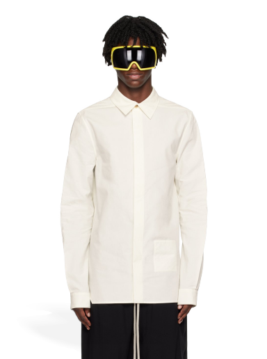 Сорочка Rick Owens Office Shirt білий | RL02C7299 HP