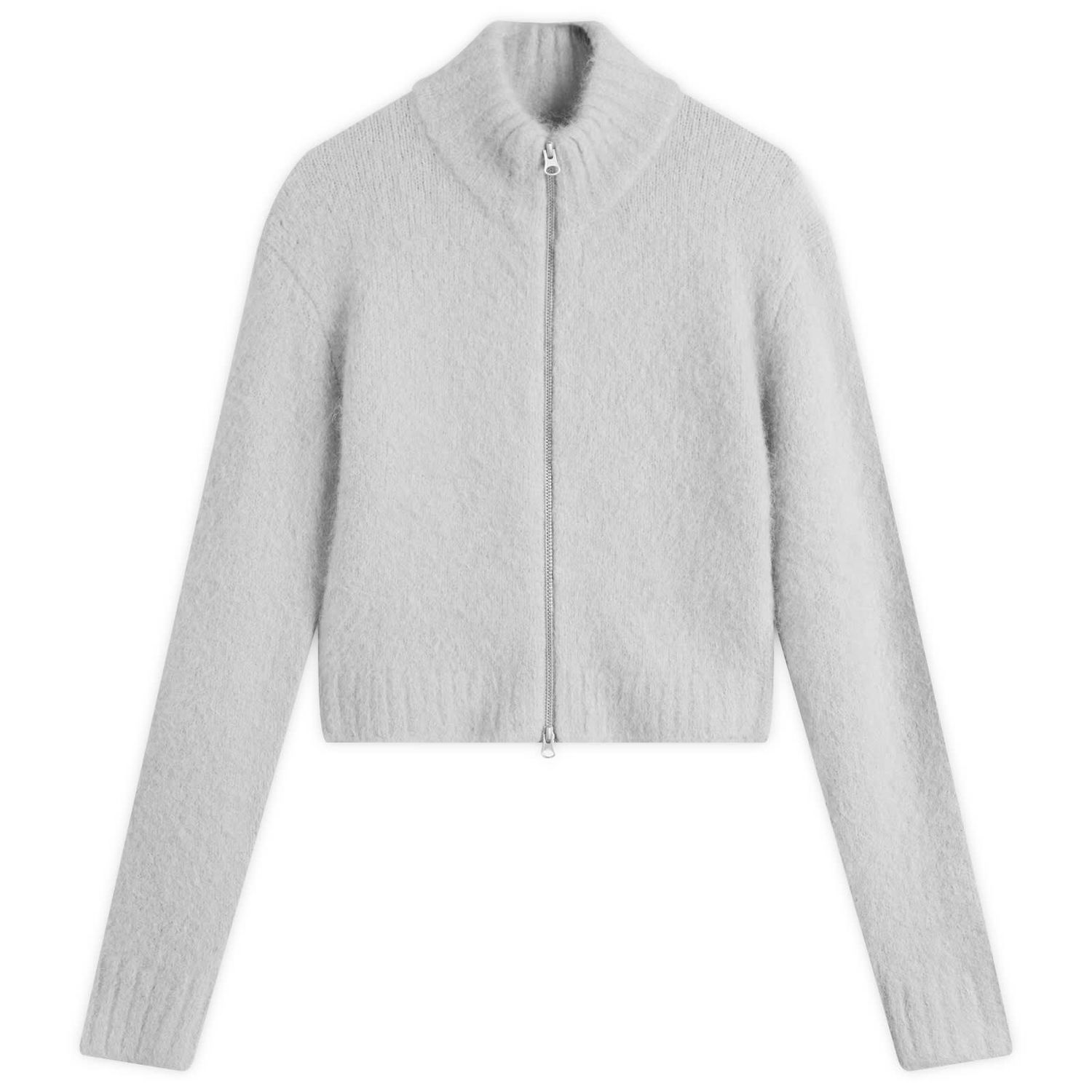 Cветр Samsoe Samsoe Sajeanne Cropped Fuzzy Cardigan Сірий | F24400072-CLR000657, 1