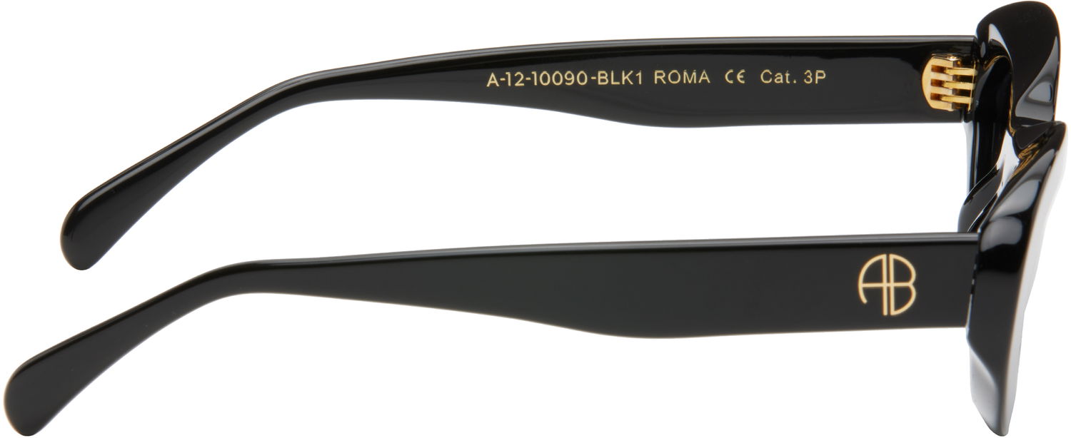 Сонцезахисні окуляри Anine Bing Roma Black Oversized Sunglasses чорний | A-12-10090-BLK1, 1