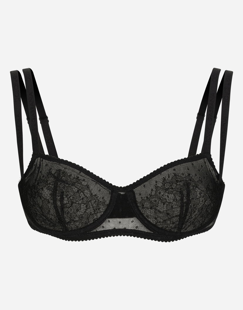 Бюстгальтер Dolce & Gabbana Dolce & Gabbana Lace Underwire Bra чорний | O1C59TONO73N0000