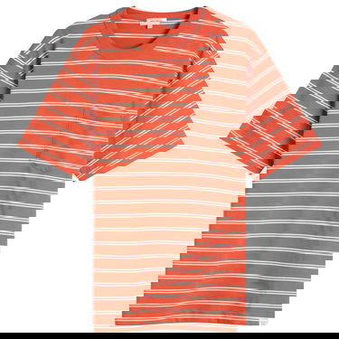 Футболка NORSE PROJECTS Holger Sailor Stripe Pocket Tee, Size L Помаранчевий | N01-0669-4016, 1