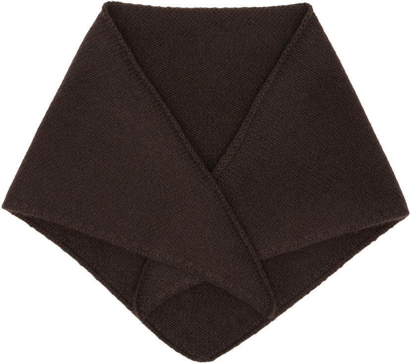 Шарф Yves Salomon Yves Salomon Cashmere Bandana Scarf Коричневий | 26W26WAA515XXMACA