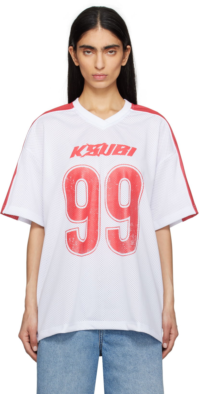 Джерсі Ksubi Ksubi Stinger Moto Boyfriend T-Shirt білий | WSP25TE012