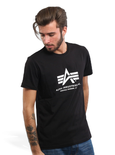 Футболка Alpha Industries Basic Tee чорний | 100501 / 03