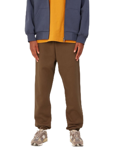 Спортивні штани Carhartt WIP Chase Sweat Pant "Tamarind / Gold" Коричневий | I028284_1R0_XX