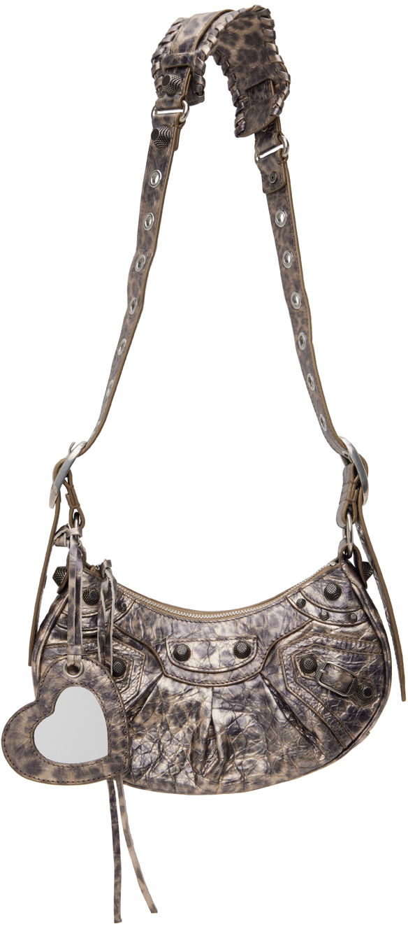Сумка Balenciaga 'Le Cagole XS' Bag Коричневий | 671309 2AAV7