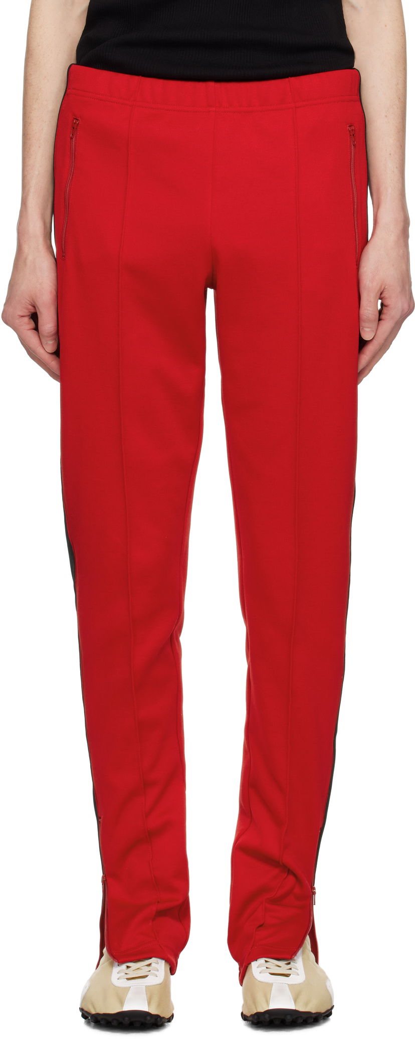 Спортивні штани Maison Margiela Maison Margiela Striped Sweatpants Червоний | S50KA0675 S22460