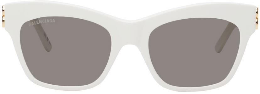 Сонцезахисні окуляри Balenciaga White Dynasty Butterfly білий | BB0132S