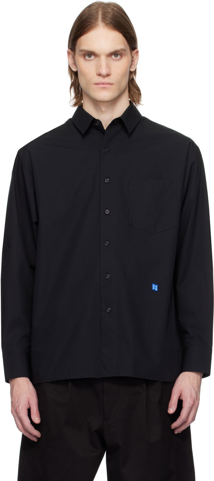 Сорочка ADER ERROR ADER error Sig; TRS Tag 01 Shirt чорний | BO42FYSH0101BK