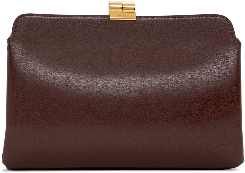 Сумочка The Row Amazon Clutch Бордовий | W1675-L39
