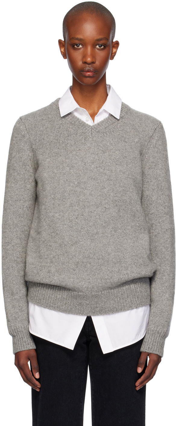 Cветр Khaite Inga Sweater Сірий | 9644634