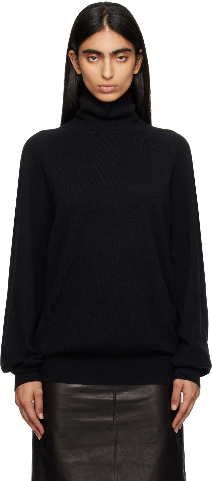 Cветр Khaite Percy Cashmere Turtleneck Sweater чорний | 9683600