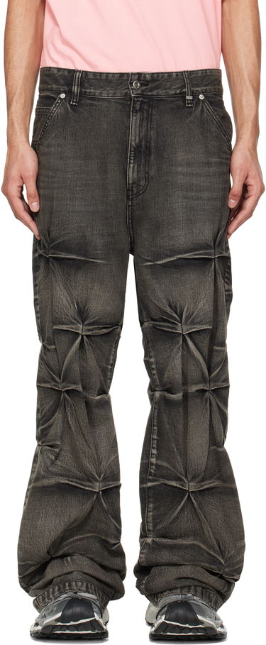 Джинси We11done We11done Wrinkled Jeans чорний | WD-DP1-25-365-M-BK, 0