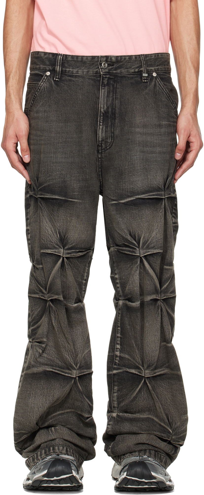 Джинси We11done We11done Wrinkled Jeans чорний | WD-DP1-25-365-M-BK