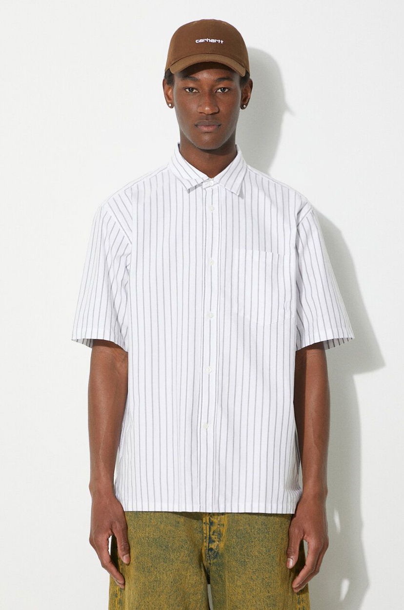 Сорочка NORSE PROJECTS Relaxed Organic Shirt With Classic Collar Зелений | N40.0623.8022