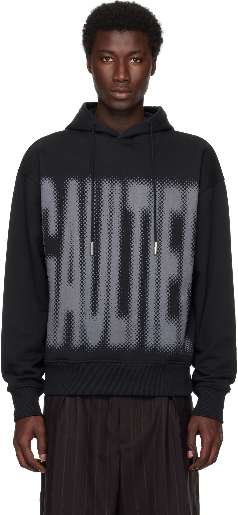 Світшоти Jean Paul Gaultier Jean Paul Gaultier 'The Gaultier' Hoodie чорний | 25/03-W-TO299-J003-0004