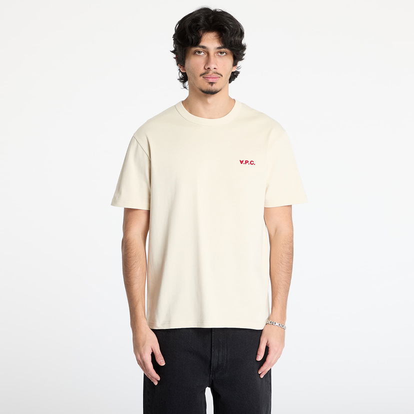 Футболка A.P.C. A.P.C. Boxy Petit VPC T-Shirt бежевий | COHBQ-H26391 BLG