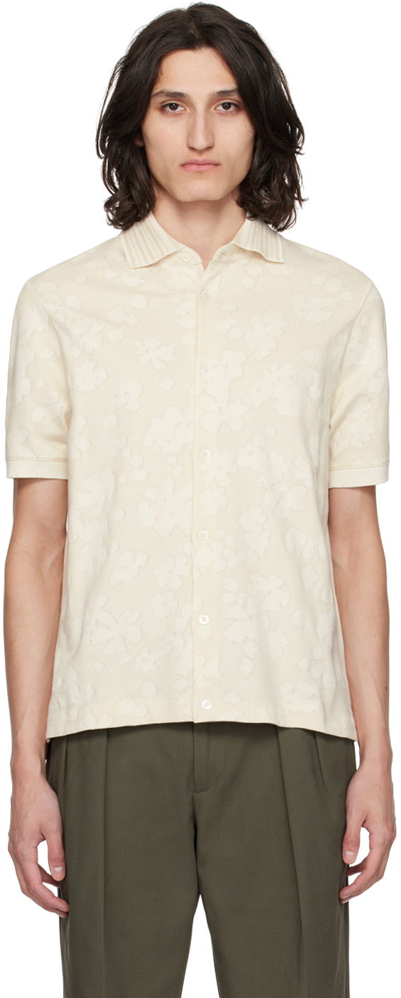 Сорочка Paul Smith Paul Smith Floral Short Sleeve Shirt бежевий | M1R-837Y-M02359-06