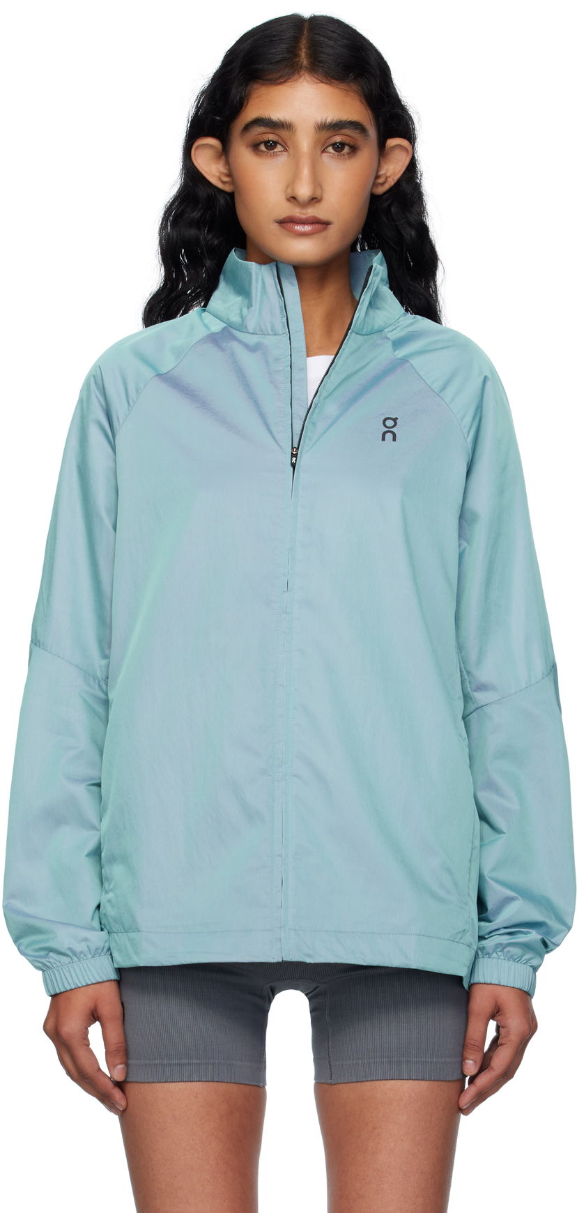 Вітровка On Running Lightweight Full-Zip Court Jacket Бірюзовий | 1WF11143976