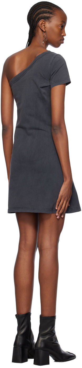 плаття Courrèges One Shoulder Number Graphic Minidress Сірий | 124JRO363JS0109, 2