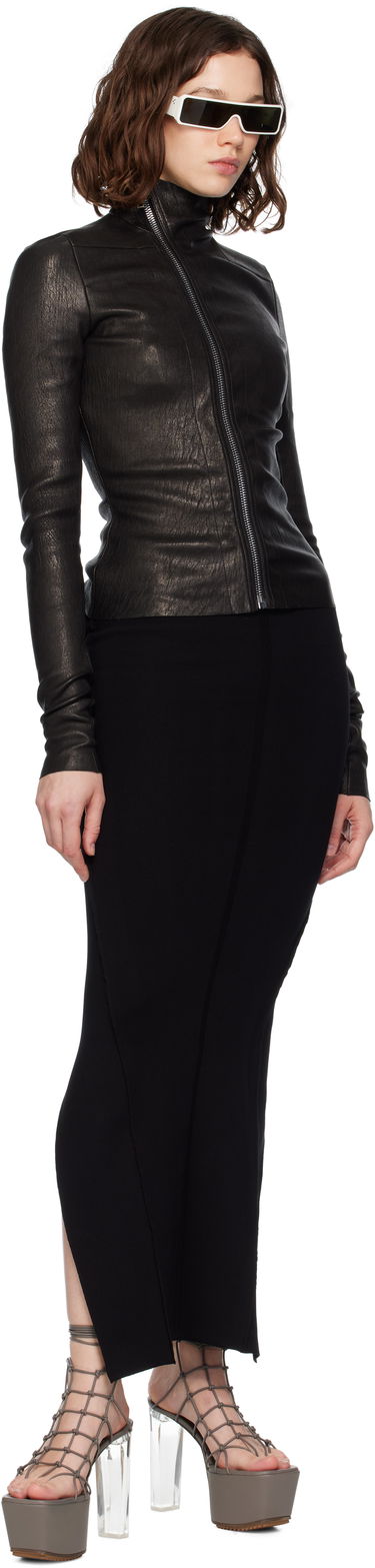 Куртка Rick Owens Rick Owens Gary Leather Jacket чорний | RP02E4701 LSV, 3