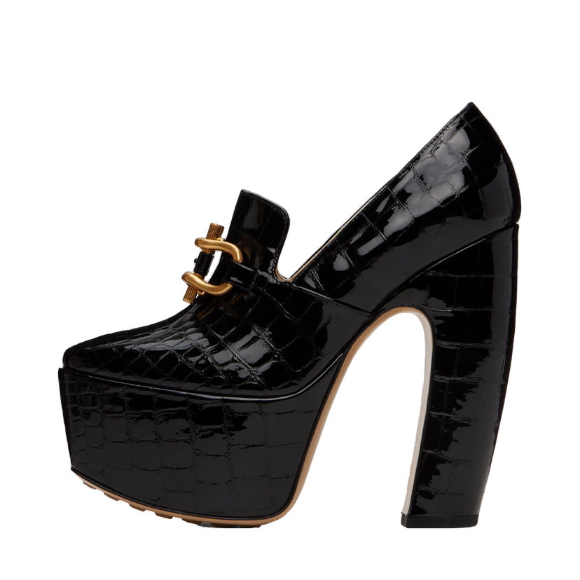 Кросівки та взуття Bottega Veneta Mostra Pump Heels "Black" чорний | 729724 V2DW0