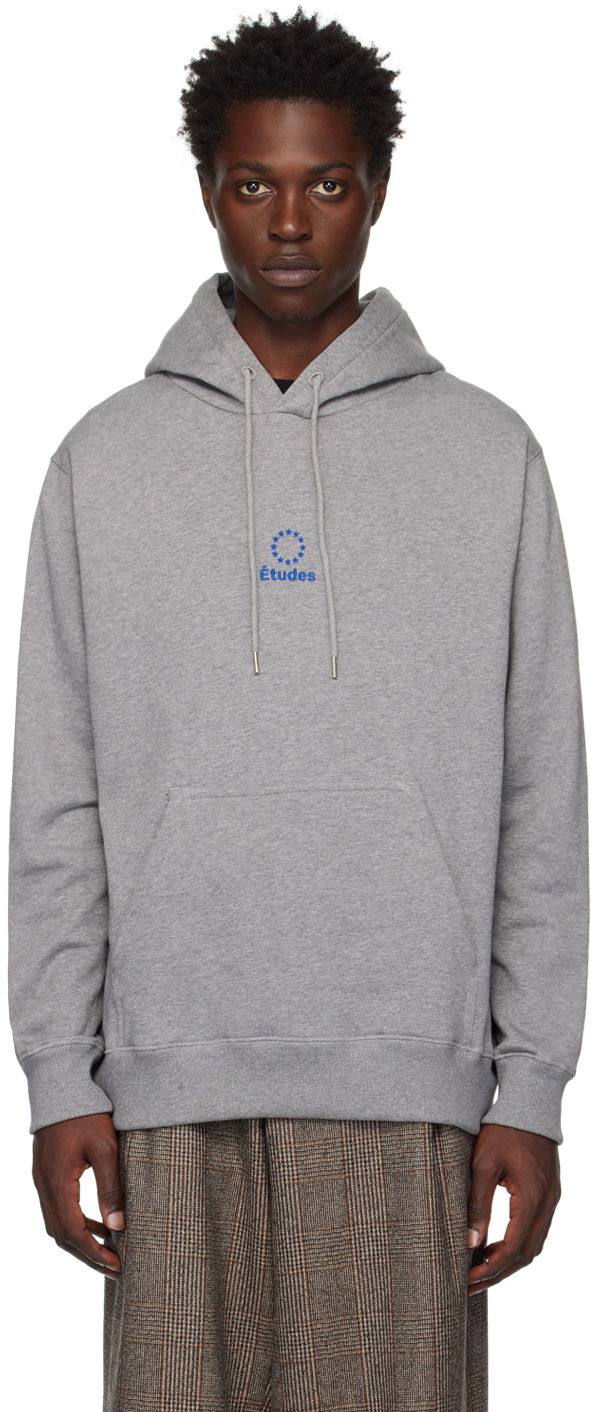 Світшоти Études Klein Logo Hoodie Сірий | H22MM252OC20GR