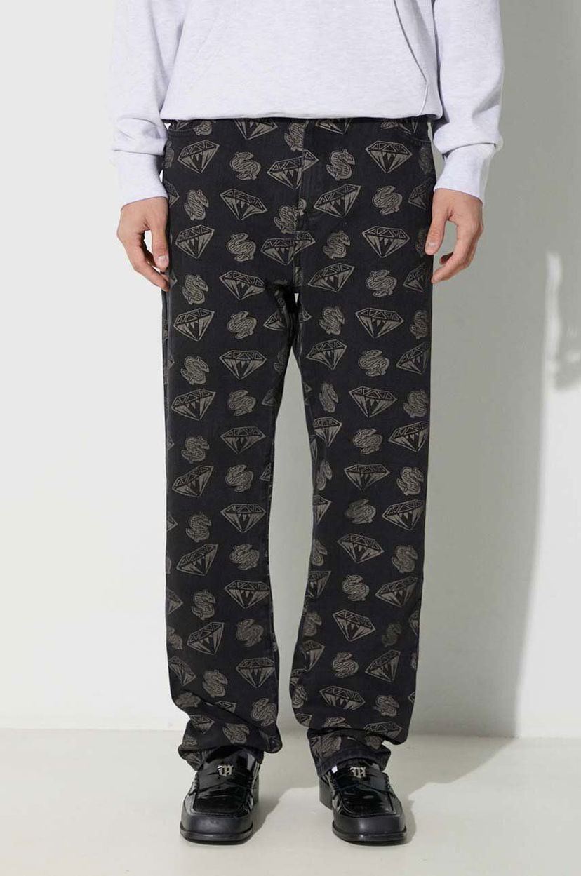Джинси BILLIONAIRE BOYS CLUB Diamonds & Dollars Denim Jeans чорний | B23412