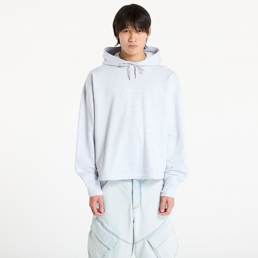 Світшоти adidas Originals Santa Monica Cropped Hoodie Сірий | JX6132
