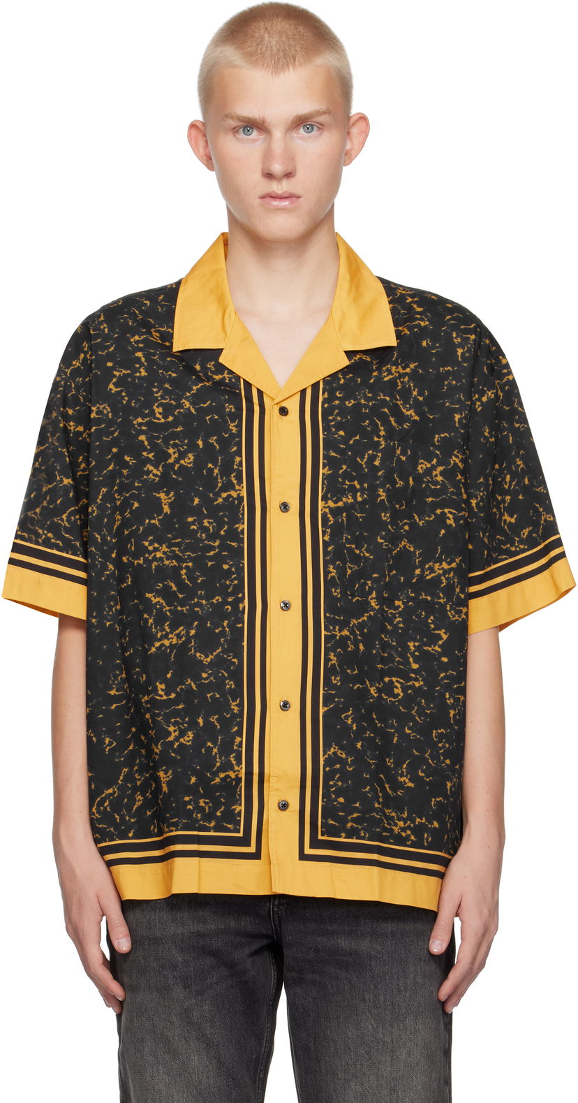 Сорочка BOSS Oversize-Fit Shirt Жовтий | 50520060