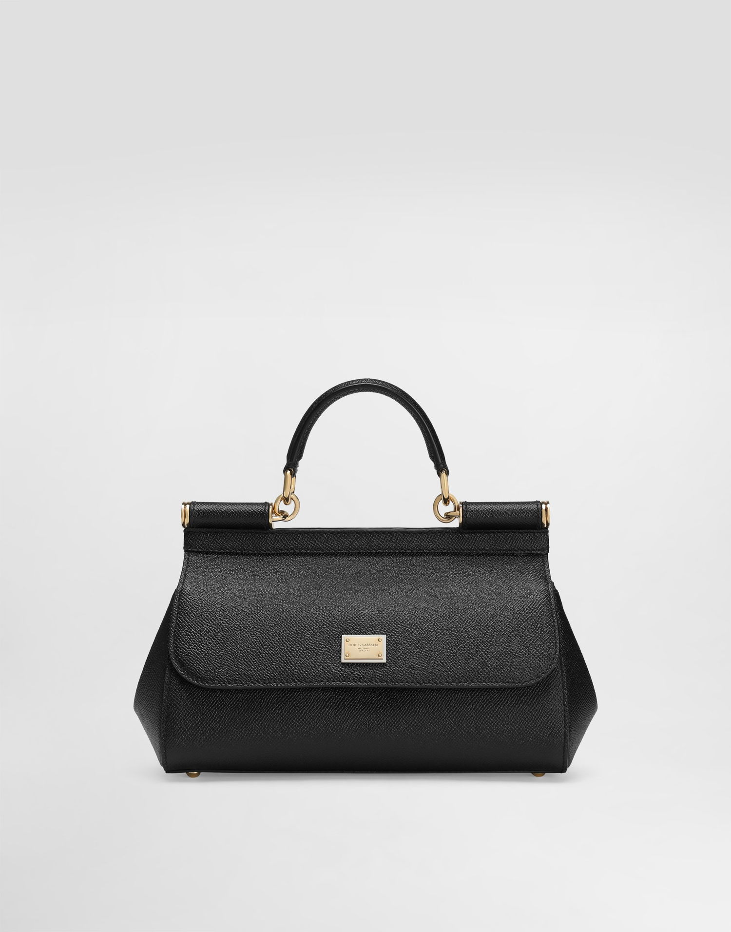 Сумочка Dolce & Gabbana Dolce & Gabbana Sicily Medium Handbag чорний | BB7652B100180999, 0