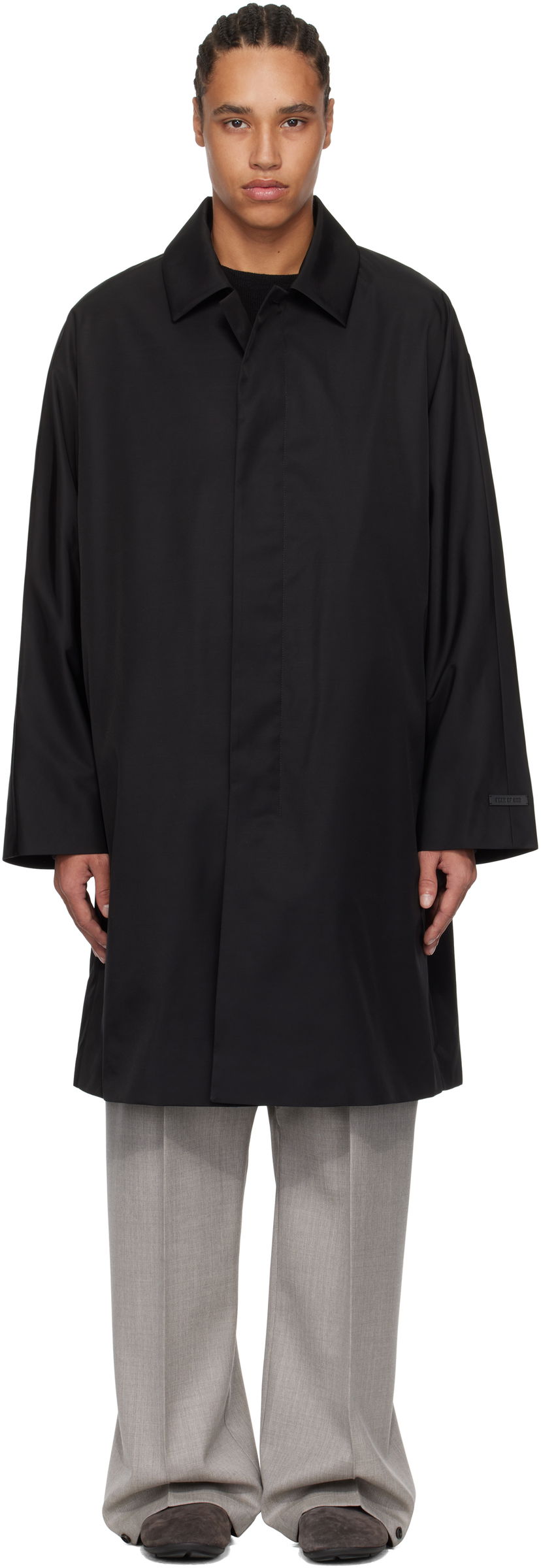 Дощовик Fear of God Fear of God Nylon Wool Car Coat чорний | FGE230-304NYW
