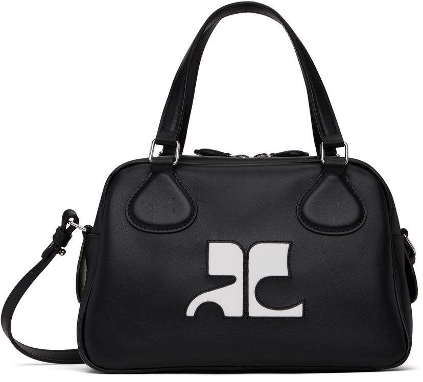 Сумочка Courrèges Courrèges Reedition Leather Bowling Bag чорний | PERGSA062CR0065