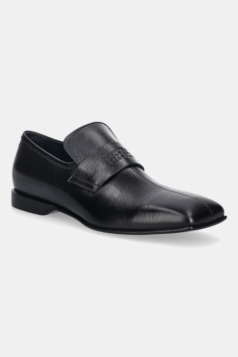 Кросівки та взуття Maison Margiela Leather Loafers чорний | SH3WR0007.P7430.T8013