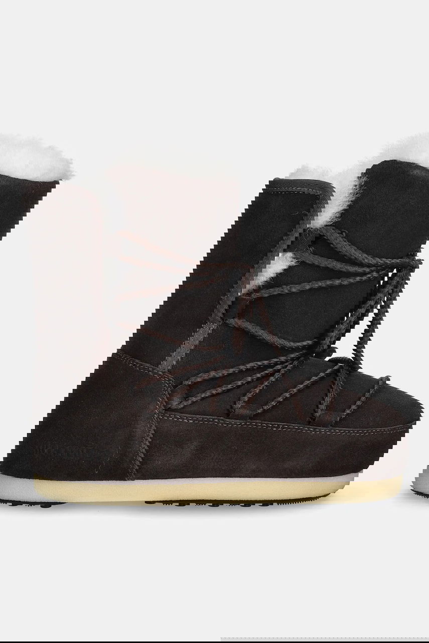 Кросівки та взуття Moon Boot EVX Suede Shearling Snow Boots Коричневий | 80D1470050.M010, 1