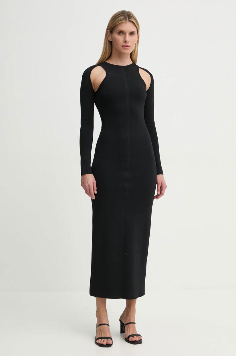 плаття Nanushka ANITTA Maxi Dress чорний | NW24FWDR43099