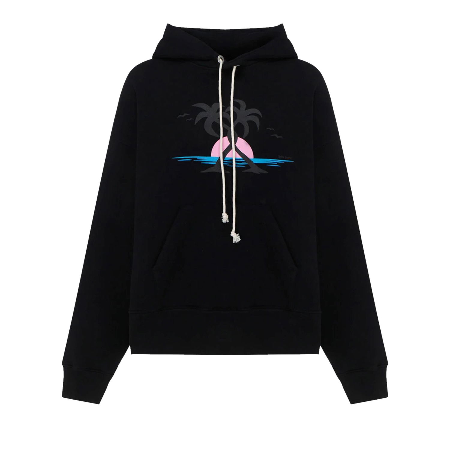 Світшоти Palm Angels Hugging Palms Hoodie чорний | PMBB058S22FLE0201020, 1