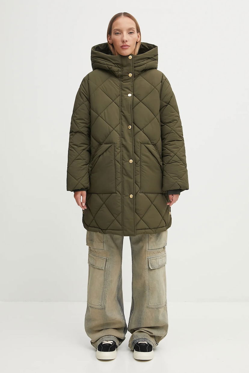 Пуховик Barbour Barbour Kailyn Puffer Hooded Jacket Зелений | LQU1843OL51