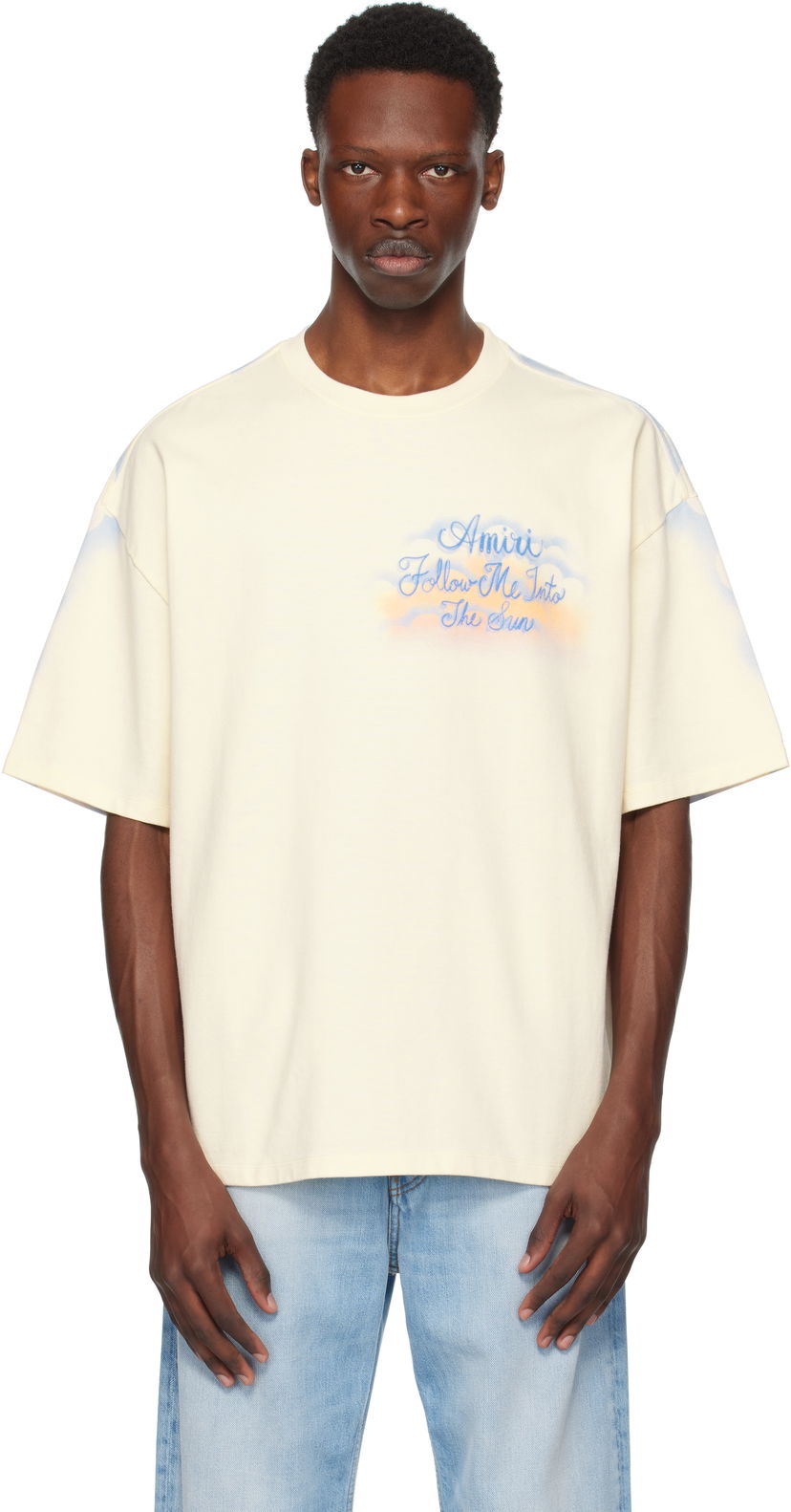 Футболка AMIRI AMIRI 'Follow Me Into The Sun' T-Shirt Жовтий | AMJYTE1208
