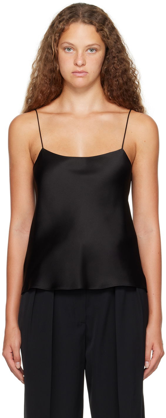 Безрукавка The Row Silk Satin Camisole чорний | W151-W441