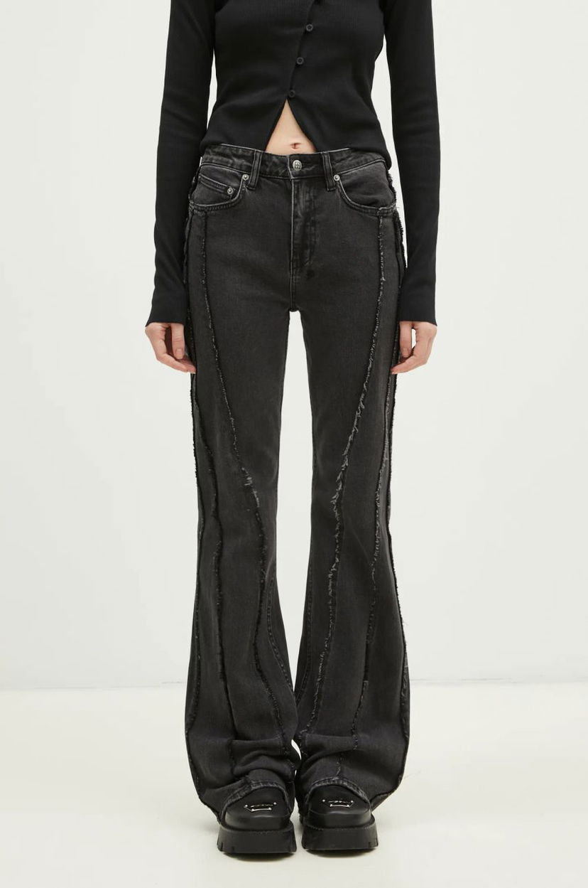Джинси Ksubi KSUBI Soho Haunt High-Waisted Flare Jeans чорний | WPS25DJ003