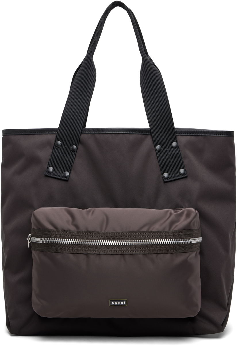 сумка-тоут sacai Sacai Pocket Large Tote Сірий | 25-01020S