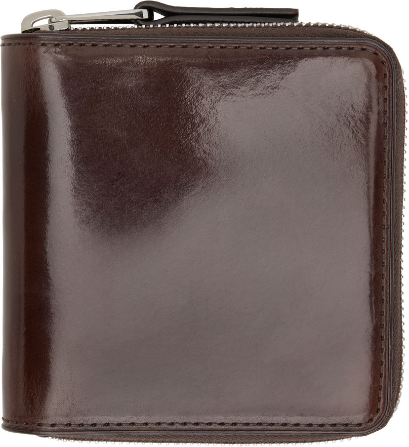 Гаманець LEMAIRE Lemaire Patina Zip Compact Bi-Fold Wallet Коричневий | SL0039 LL0132