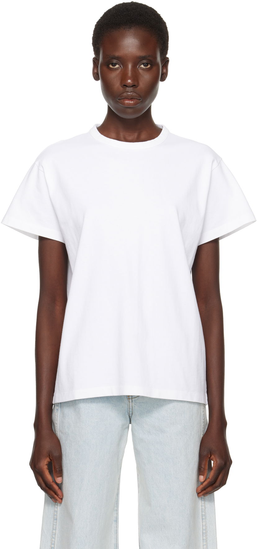 Футболка Khaite KHAITE Maeve T-Shirt білий | 2386197