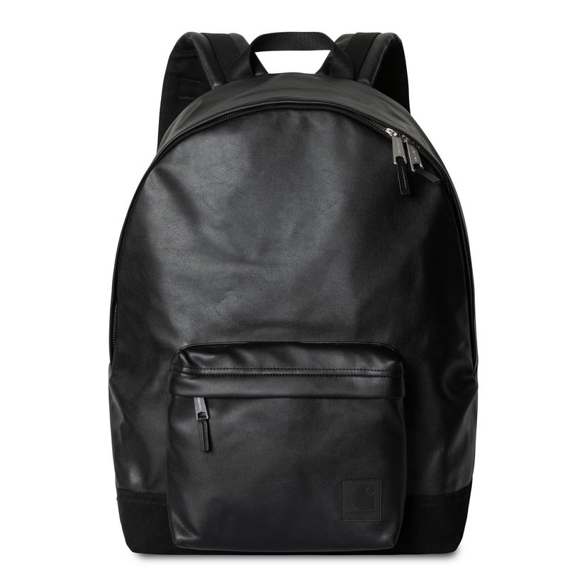 Рюкзак Carhartt WIP Faux Leather Backpack чорний | I034341_1